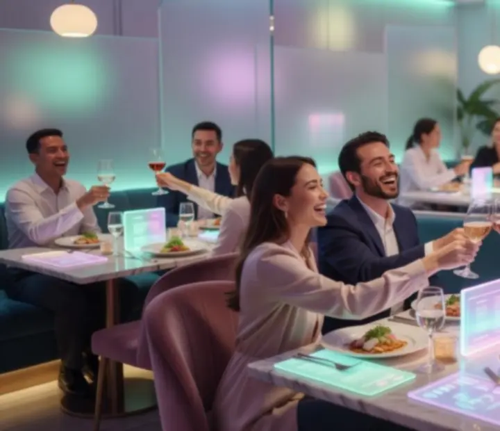 Kolorowe wydarzenie w restauracji Widoravelis
